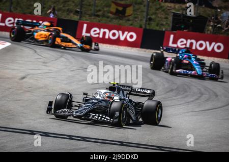 Barcellona, Spagna. 22nd maggio 2022. F1 piloti gareggiano durante il GP di Spagna al Circuit de Catalunya Credit: Matthias Oesterle/Alamy Live News Foto Stock