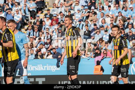 Malmoe, Svezia. 22nd maggio 2022. Johan Hammar (3) di BK Hacken visto durante la partita Allsvenskan tra Malmoe FF e BK Hacken a Eleda Stadion a Malmoe. (Photo Credit: Gonzales Photo/Alamy Live News Foto Stock