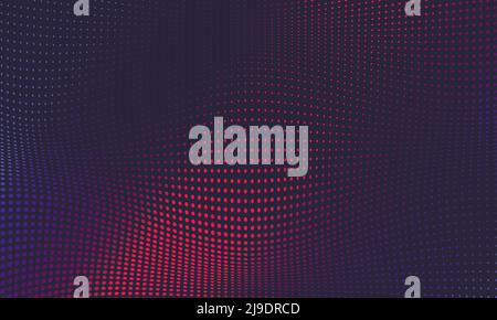 Copertina dal design minimalista. Gradienti di mezzitoni colorati. Sfondo geometrico moderno. Sfondo blu scuro a mezzitoni con una striscia di rosso scuro chiaro. Vet Illustrazione Vettoriale