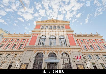 Palazzo Musik Verein edificio neoclassico a Vienna Austria Foto Stock