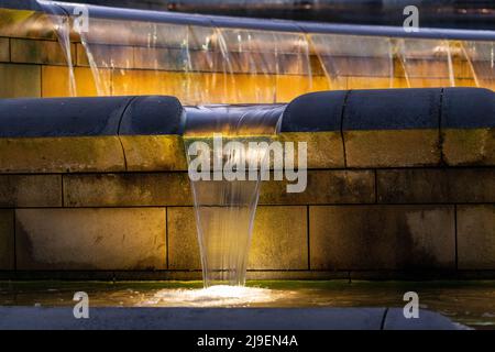 Sheffield Square fuori dalla stazione principale Foto Stock