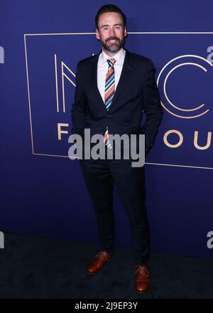 Hollywood, Stati Uniti. 22nd maggio 2022. HOLLYWOOD, LOS ANGELES, CALIFORNIA, USA - MAGGIO 22: Lo sceneggiatore Patrick MacManus arriva al FYC Event della NBCUniversal per 'Dr. Death' tenuto presso la NBCU FYC House il 22 maggio 2022 a Hollywood, Los Angeles, California, Stati Uniti. (Foto di Xavier Collin/Image Press Agency) Credit: Image Press Agency/Alamy Live News Foto Stock