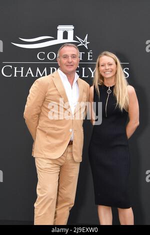 Marc-Antoine Jamet Presidente della Comite Champs Elysees, durante la proiezione del film "Una stella è nata con Lady Gaga e Bradley Cooper", sugli Champs Elyses Avenue, il 22 maggio 2022, a Parigi, Francia. Foto di Jana Chiamami J/ABACAPRESS.COM Foto Stock