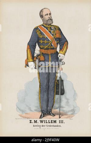 Ritratto di Guglielmo III dei Paesi Bassi. William III (olandese: Willem Alexander Paul Frederik Lodewijk; inglese: William Alexander Paul Frederick lo Foto Stock