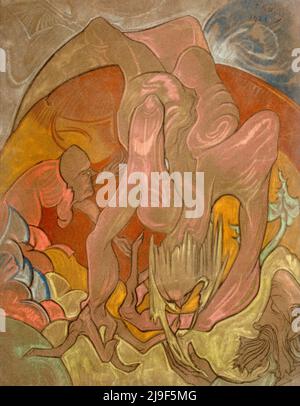 Stanisław Ignacy Witkiewicz - Witkacy - composizione - 1921 Foto Stock