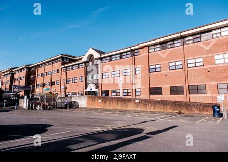 Epsom Surrey, Londra UK, maggio 22 2022, Epsom General Hospital NHS Trust Foto Stock