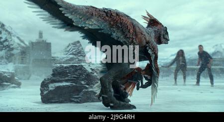 JURASSIC WORLD: DOMINION (2022), diretto DA COLIN TREVORROW. Credit: Amblin Entertainment / Universal Pictures / Perfect World Pictures / Album Foto Stock