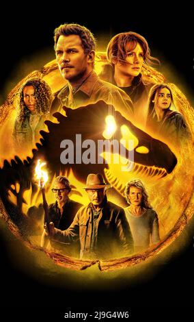 JURASSIC WORLD: DOMINION (2022), diretto DA COLIN TREVORROW. Credit: Amblin Entertainment / Universal Pictures / Perfect World Pictures / Album Foto Stock