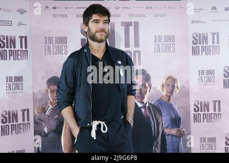 Madrid, Spagna. 23rd maggio 2022. Alfonso Bassave partecipa alla fotocall del film "Without You i Can't" (Sin ti No Puedo) al cinema Paz di Madrid. Credit: SOPA Images Limited/Alamy Live News Foto Stock