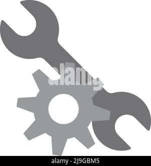 Set di icone e chiave. Vettore modificabile. Illustrazione Vettoriale