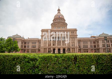 Austin, Stati Uniti. 18th maggio 2022. Il Campidoglio del Texas si trova ad Austin, Texas, il 18 maggio 2022. (Stephanie Tacy/Sipa USA) Credit: Sipa USA/Alamy Live News Foto Stock