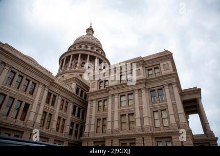 Austin, Stati Uniti. 18th maggio 2022. Il Campidoglio del Texas si trova ad Austin, Texas, il 18 maggio 2022. (Stephanie Tacy/Sipa USA) Credit: Sipa USA/Alamy Live News Foto Stock