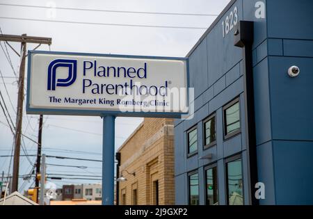 Austin, Stati Uniti. 18th maggio 2022. Planned Parenthood situato nel centro di Austin, Texas, il 18 maggio 2022. (Stephanie Tacy/Sipa USA) Credit: Sipa USA/Alamy Live News Foto Stock