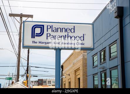 Austin, Stati Uniti. 18th maggio 2022. Planned Parenthood situato nel centro di Austin, Texas, il 18 maggio 2022. (Stephanie Tacy/Sipa USA) Credit: Sipa USA/Alamy Live News Foto Stock