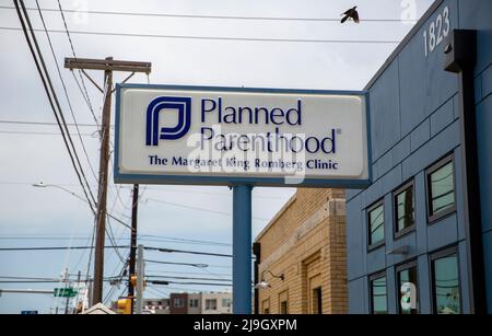 Austin, Stati Uniti. 18th maggio 2022. Planned Parenthood situato nel centro di Austin, Texas, il 18 maggio 2022. (Stephanie Tacy/Sipa USA) Credit: Sipa USA/Alamy Live News Foto Stock