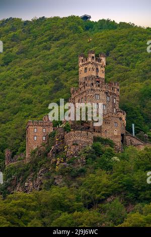 Castello di Sooneck nel Medio Reno della Germania Foto Stock