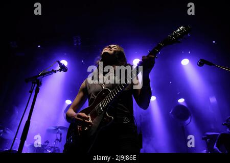 BARCELLONA - MAGGIO 14: Larkin PoE (blues rock band) si esibirà sul palco ad Apolo il 14 maggio 2022 a Barcellona, Spagna. Foto Stock