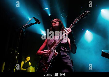 BARCELLONA - MAGGIO 14: Larkin PoE (blues rock band) si esibirà sul palco ad Apolo il 14 maggio 2022 a Barcellona, Spagna. Foto Stock