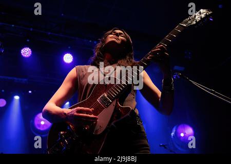 BARCELLONA - MAGGIO 14: Larkin PoE (blues rock band) si esibirà sul palco ad Apolo il 14 maggio 2022 a Barcellona, Spagna. Foto Stock