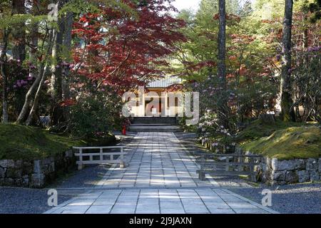 Prefettura di Wakayama, Giappone, 2022/03/05 , il monte Kōya (Kōya-san) è un grande insediamento di templi nella Prefettura di Wakayama, Giappone, a sud di Osaka. In t Foto Stock