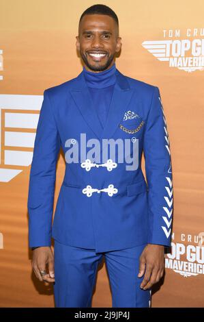 New York, Stati Uniti. 23rd maggio 2022. Eric West partecipa allo screening di 'Top Gun: Maverick' all'AMC Magic Johnson Harlem, New York, NY, 23 maggio 2022. (Foto di Anthony Behar/Sipa USA) Credit: Sipa USA/Alamy Live News Foto Stock