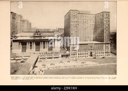 Hotel Commodore 1916 dal libro ' New York illustrato ' Data di pubblicazione 1916 Editore New York : Success Postal Card Co. Foto Stock