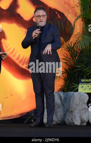 Città del Messico, Città del Messico, Messico. 23rd maggio 2022. Il regista Colin Trevorrow partecipa al Red carpet della prima del film "Jurassic World: Dominion" al Cinepolis Oasis Coyoacan. Il 23 maggio 2022 a Città del Messico, Messico. (Credit Image: © Jorge Gonzalez/eyepix via ZUMA Press Wire) Credit: ZUMA Press, Inc./Alamy Live News Foto Stock