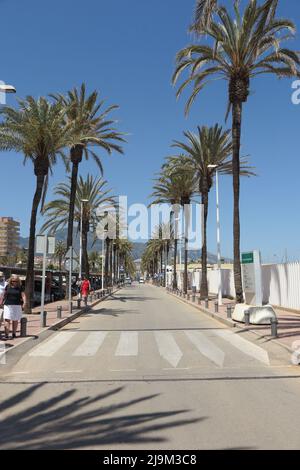 Marina area, Fuengirola, Malaga, Spagna Foto Stock