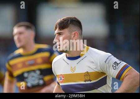 Featherstone, Inghilterra - 21st Maggio 2022 - Jake Bradley di Whitehaven RLFC. Rugby League Betfred Championship Featherstone Rovers vs Whitehaven RLFC al Millenium Stadium, Featherstone, Regno Unito Dean Williams Foto Stock