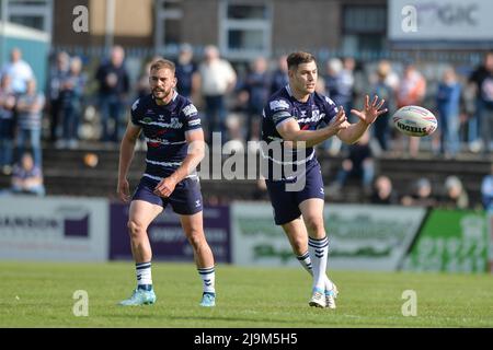 Featherstone, Inghilterra - 21st maggio 2022 - Rugby League Betfred Championship Featherstone Rovers vs Whitehaven RLFC al Millenium Stadium, Featherstone, Regno Unito Dean Williams Foto Stock