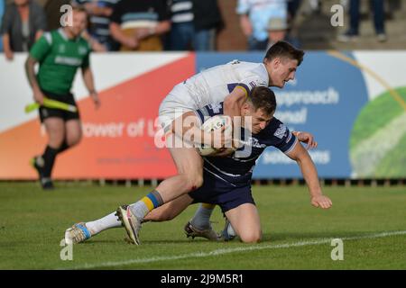 Featherstone, Inghilterra - 21st maggio 2022 - Rugby League Betfred Championship Featherstone Rovers vs Whitehaven RLFC al Millenium Stadium, Featherstone, Regno Unito Dean Williams Foto Stock