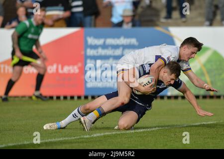 Featherstone, Inghilterra - 21st maggio 2022 - Rugby League Betfred Championship Featherstone Rovers vs Whitehaven RLFC al Millenium Stadium, Featherstone, Regno Unito Dean Williams Foto Stock