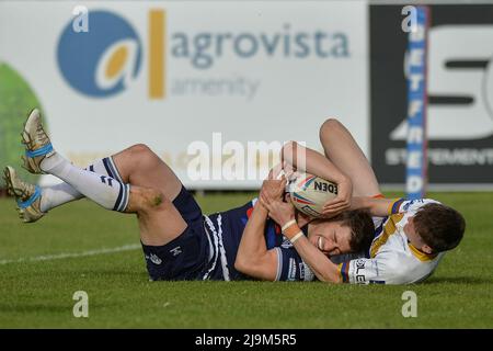 Featherstone, Inghilterra - 21st maggio 2022 - Rugby League Betfred Championship Featherstone Rovers vs Whitehaven RLFC al Millenium Stadium, Featherstone, Regno Unito Dean Williams Foto Stock