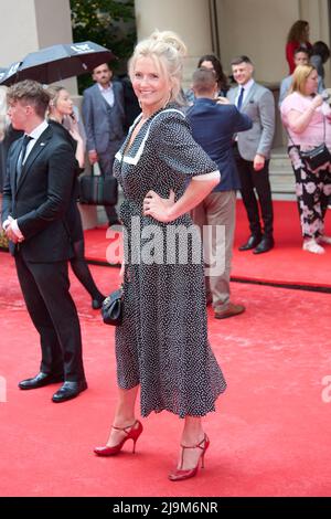 Londra, Regno Unito . 24 maggio 2022. Penny Lancaster è stato raffigurato arrivando al Prince's Trust e ai TKMaxx & Homesense Awards che si sono tenuti presso il Theatre Royal Drury Lane. Credit: Alan D West/Alamy Live News Foto Stock