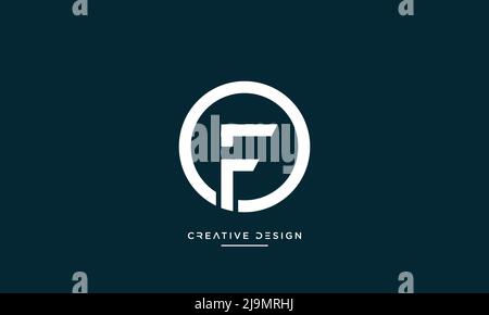 Lettere alfabetiche O FO icona Logo Vector Illustrazione Vettoriale
