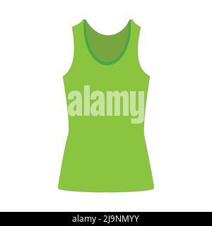 uomo indosso colore verde. vettore su sfondo bianco Illustrazione Vettoriale