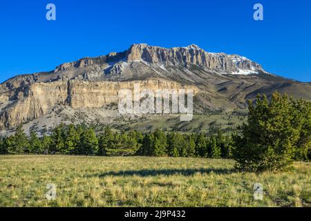 Castello reef lungo il Rocky Mountain Front vicino choteau, montana Foto Stock