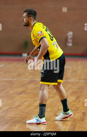 Villa Ballester, Argentina. Maggio 24th, 2022. Handebol Taubate (BRA) contro Ovalle Balonmano (CHL), HSCA Clubes incontro di gruppo maschile a Estadio SAG Villa Ballester a Villa Ballester, Buenos Aires, Argentina. Credit: Fabian Lujan/ASN Media/Alamy Live News Foto Stock