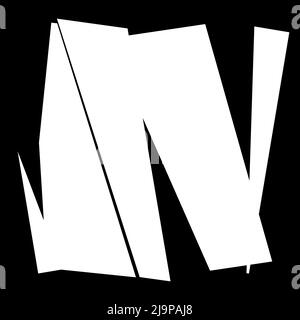 Elemento di effetto struttura di frattura, spaccatura, spaccatura. Illustrazione vettoriale di stock, grafica clip-art Illustrazione Vettoriale