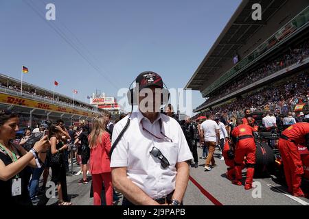 Barcellona, Spagna. 22nd maggio 2022. 22.05.2022, Circuit de Catalunya, Barcellona, F1 Pirelli Grand Prix von Spanien 2022, im Bild Peter Sauber Credit: Independent Photo Agency/Alamy Live News Foto Stock