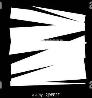 Elemento di effetto struttura di frattura, spaccatura, spaccatura. Illustrazione vettoriale di stock, grafica clip-art Illustrazione Vettoriale