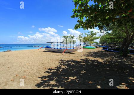 Pantai Jerman o Jerman Beach a Tuban, Kuta, Bali, Indonesia nel 2022. Foto Stock