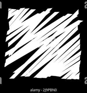 Elemento di effetto struttura di frattura, spaccatura, spaccatura. Illustrazione vettoriale di stock, grafica clip-art Illustrazione Vettoriale