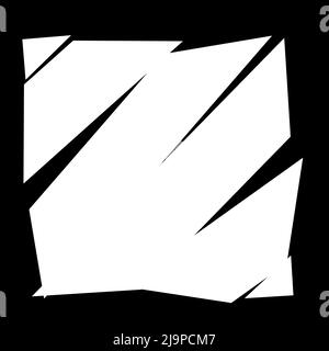 Elemento di effetto struttura di frattura, spaccatura, spaccatura. Illustrazione vettoriale di stock, grafica clip-art Illustrazione Vettoriale