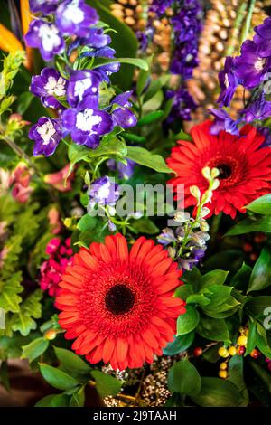 Seattle, stato di Washington, Stati Uniti. Disposizione dei fiori Foto Stock