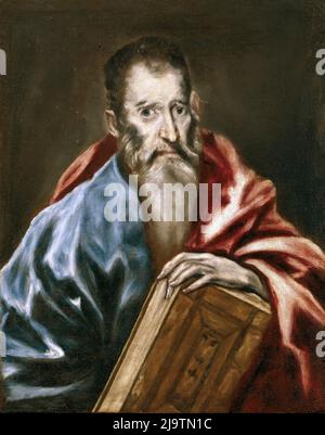 San Bartolomeo, uno dei dodici discepoli di Gesù, di El Greco Foto Stock