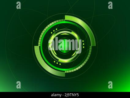 Astratto sfondo chiaro vibrante media tech display futuristico tecnologia comunicazione modello sfondo grafico vettore illustrazione Illustrazione Vettoriale