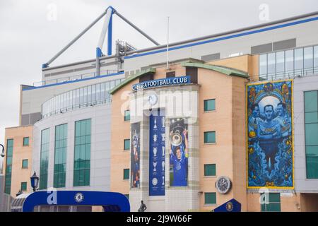 Stadio Stamford Bridge, sede del Chelsea FC. Londra, Regno Unito. Marzo 2022. Foto Stock