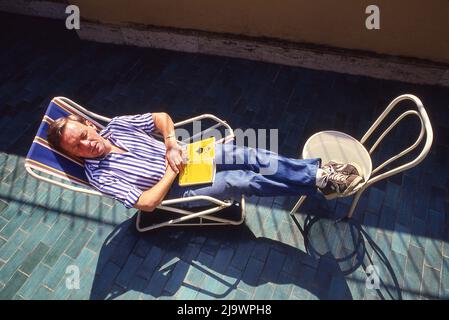 Anthony Hopkins a Roma 1984 Foto Stock