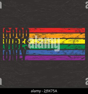 Buona vibrazione solo sfondo di testo Illustrazione Vettoriale